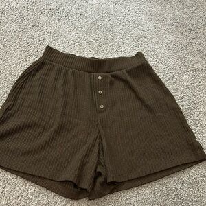 brown lounge shorts